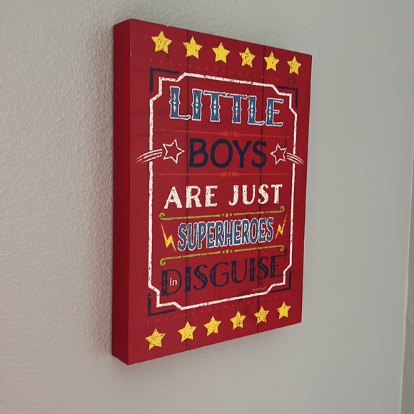 Hobby Lobby Wall Decor 6x21 Boy Room Decoration Boy Wall Art Decor